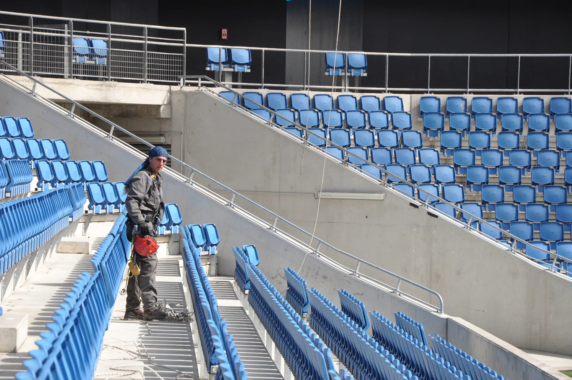 Vue intérieure du Stade Océane au Havre.