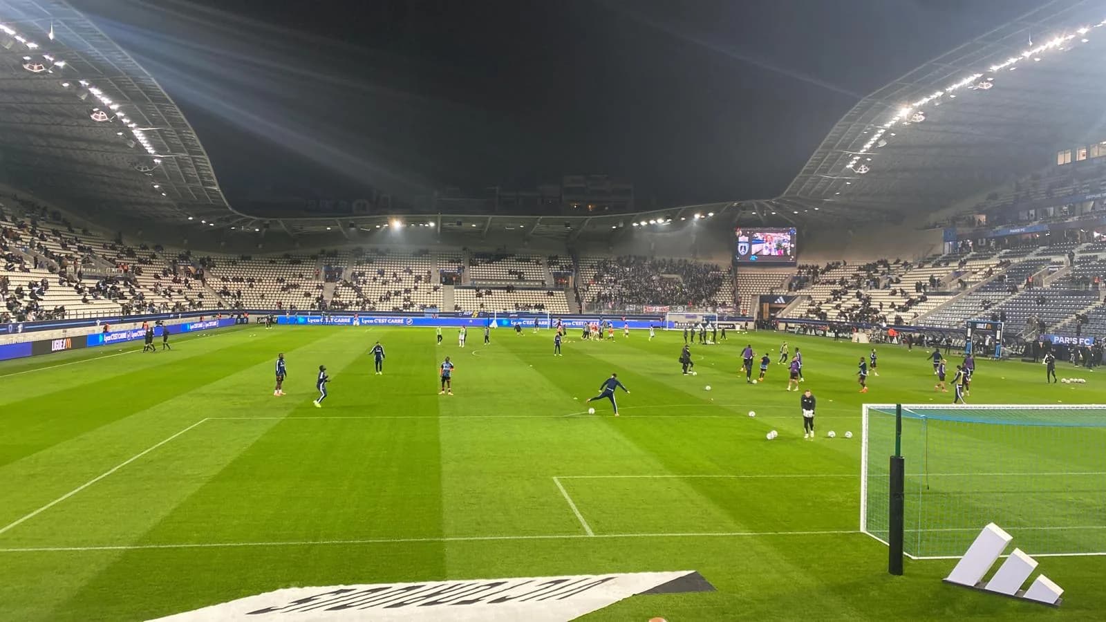 Paris FC au stade Jean-Bouin.